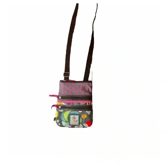 Lily‎ Bloom Crossbody Purse Handbag Colorful Shoulder Bag Zipper - Picture 1 of 6